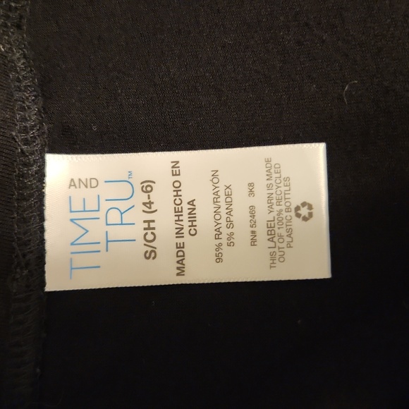 Women's Time & Tru Black Skirt - Picture 5 of 5